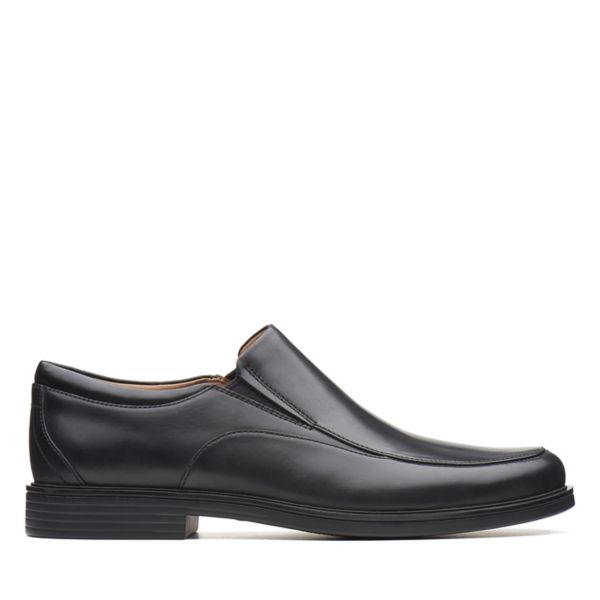 Clarks Mens Un Aldric Walk Loafers Black | USA-146935